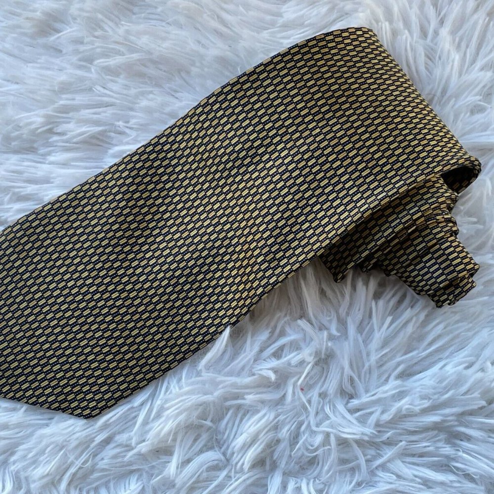 Dimoggio Men Tie Handmade Pure Silk Neck Tie Classic Tie Multi Color Tie - Picture 3 of 10